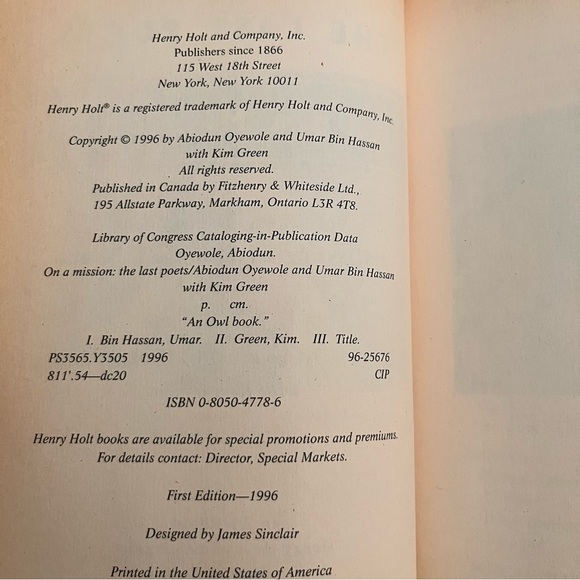 The Last Poets on a Mission : Selected Poetry and a History of the Last Poets. - Picture 3 of 9